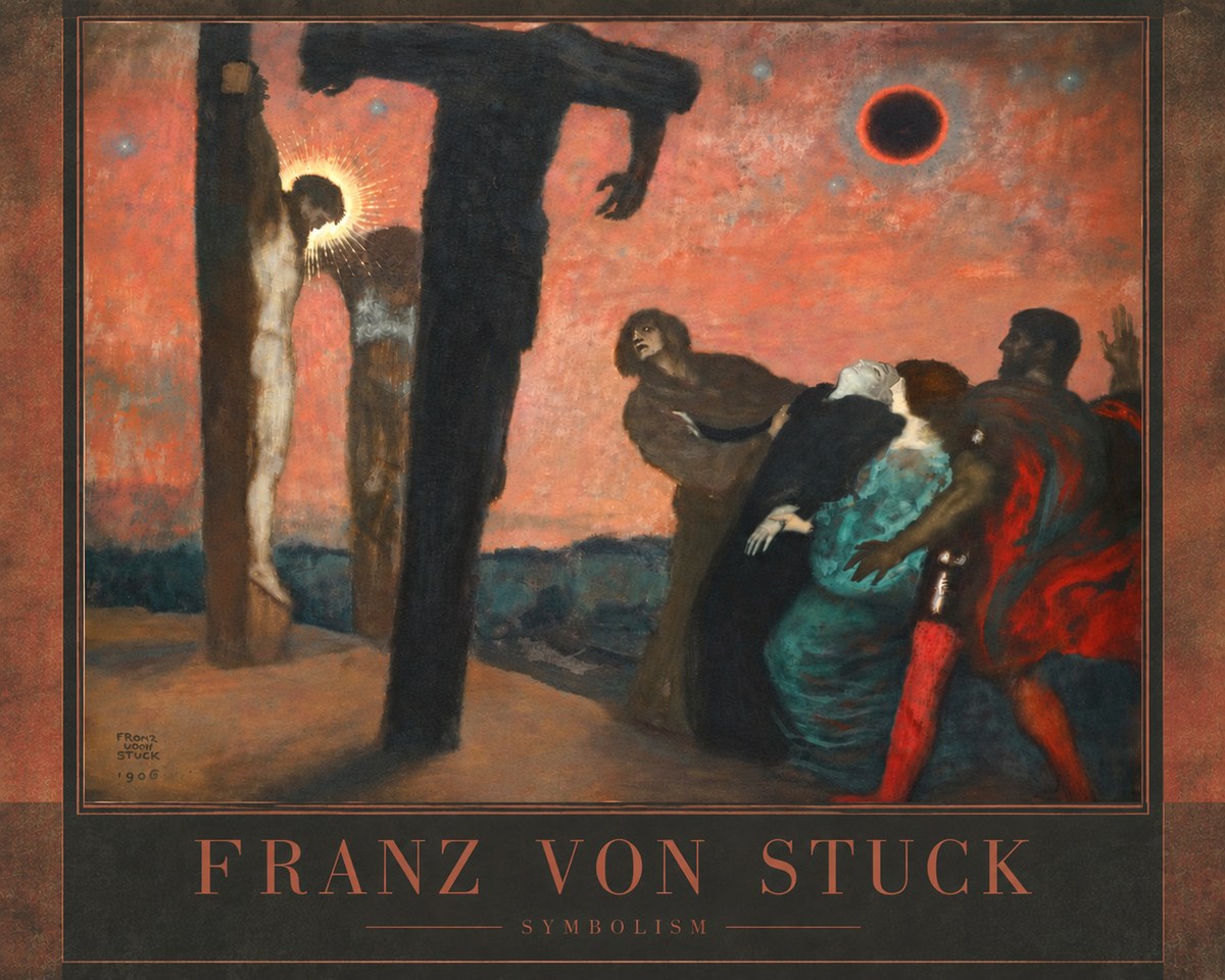 Franz von Stuck Crucifixion No5 - Juliste