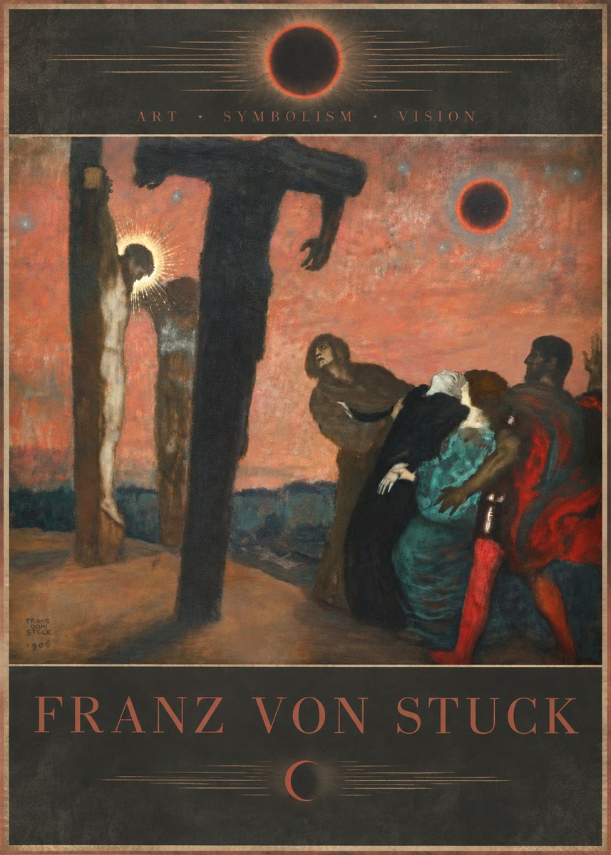 Franz von Stuck Crucifixion No6 - Juliste