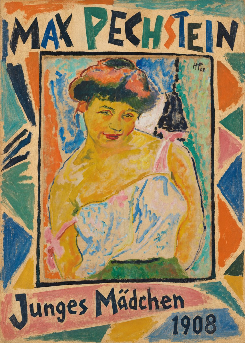 Max Pechstein Junges Mädchen No2 - Juliste
