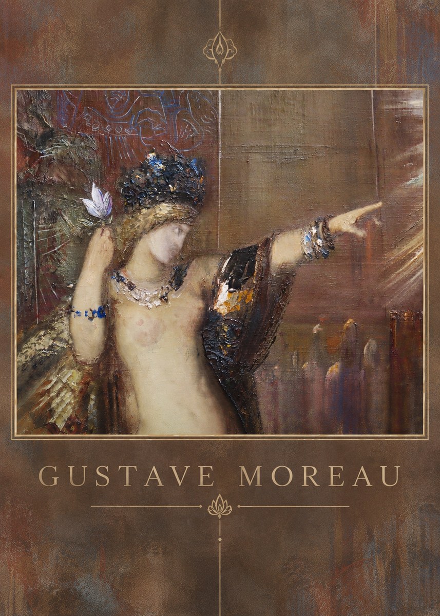 Gustave Moreau Salome IV No5 - Juliste