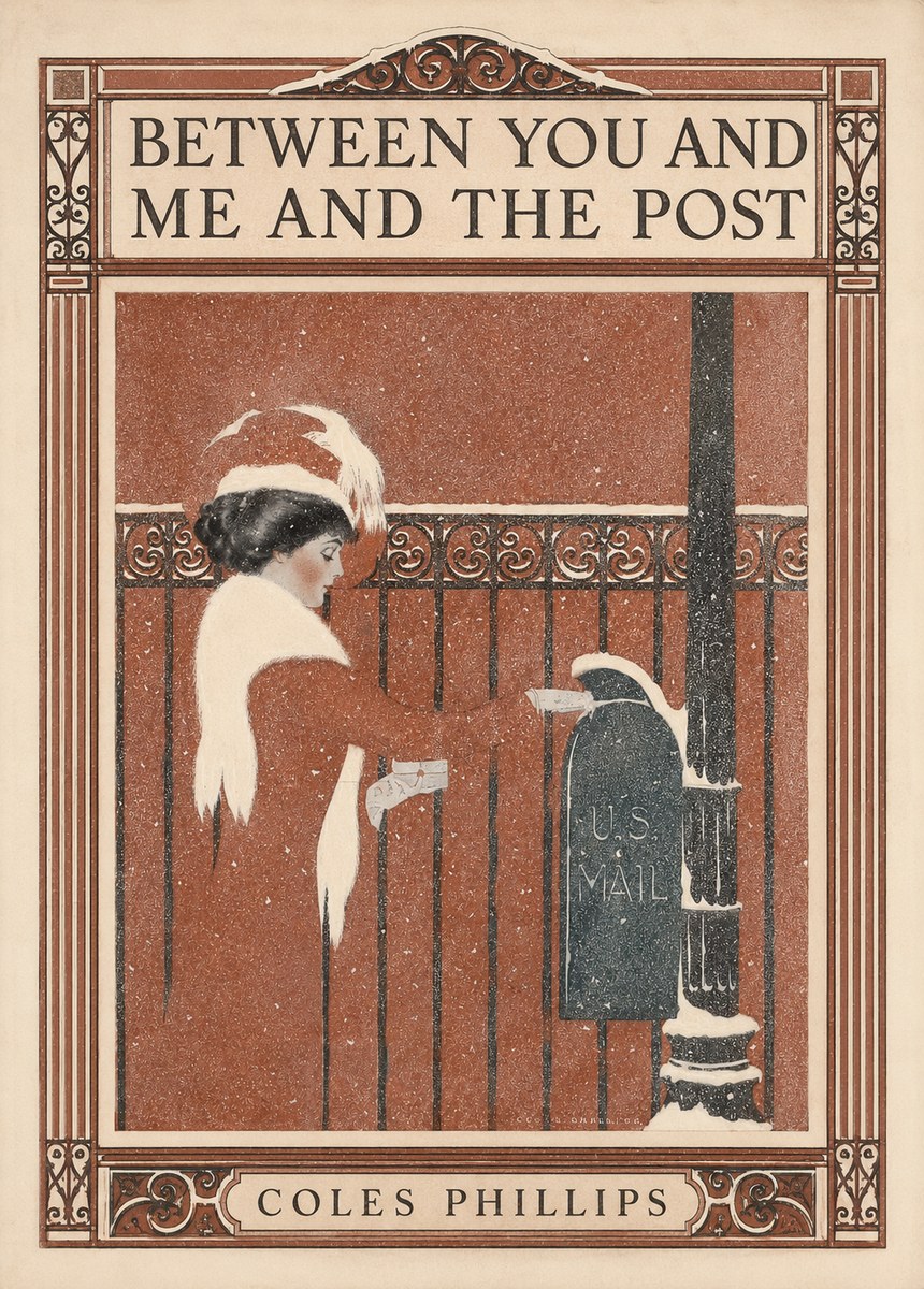 Coles Phillips Between You and Me and the Post No3 - Juliste