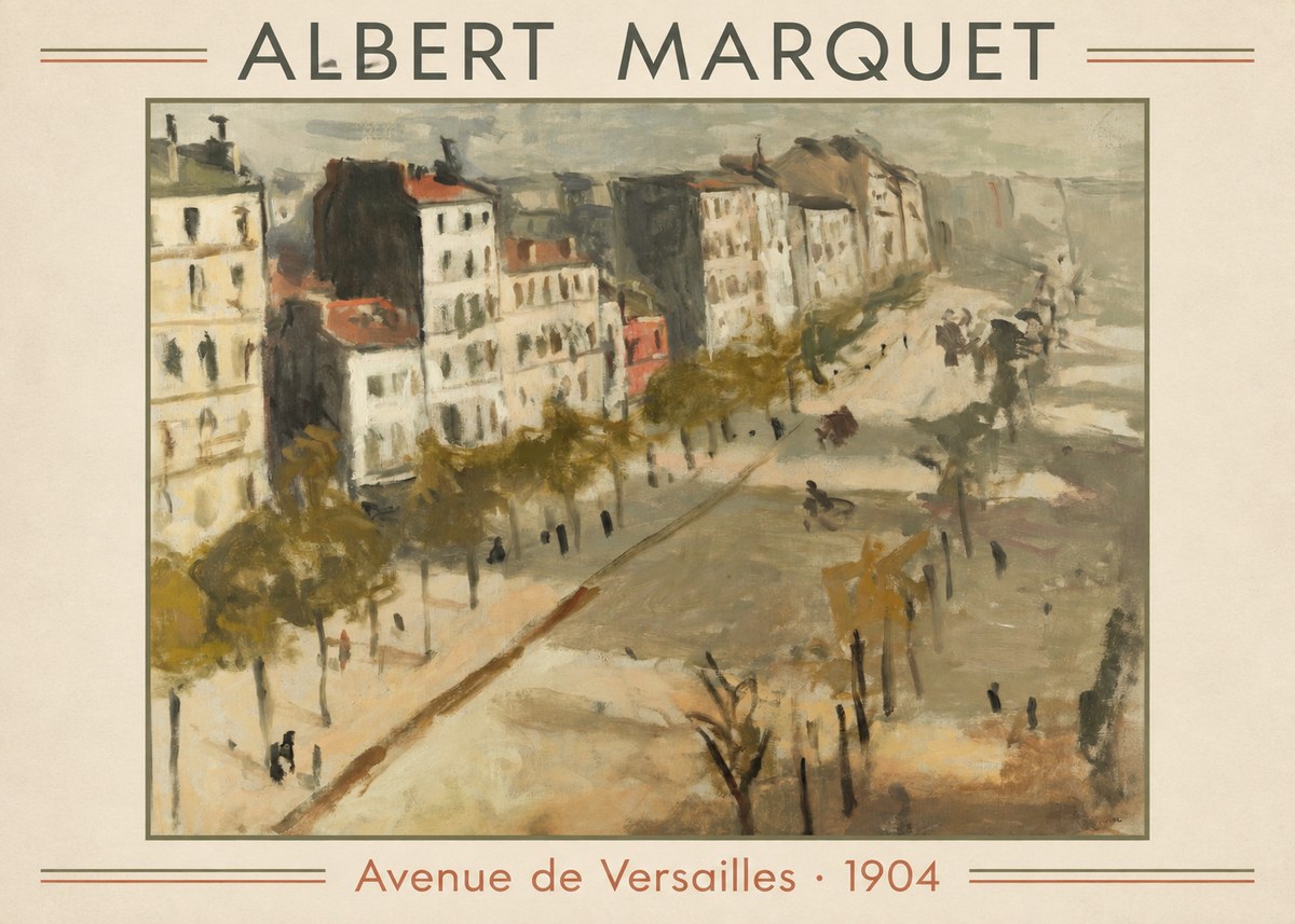 Albert Marquet Avenue De Versailles · 1904 No1 - Juliste