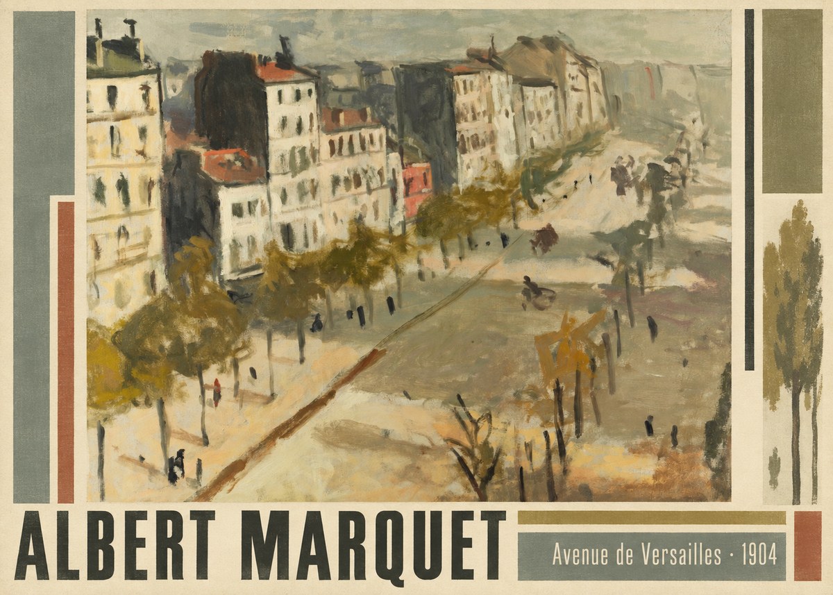 Albert Marquet Avenue De Versailles · 1904 No2 - Juliste