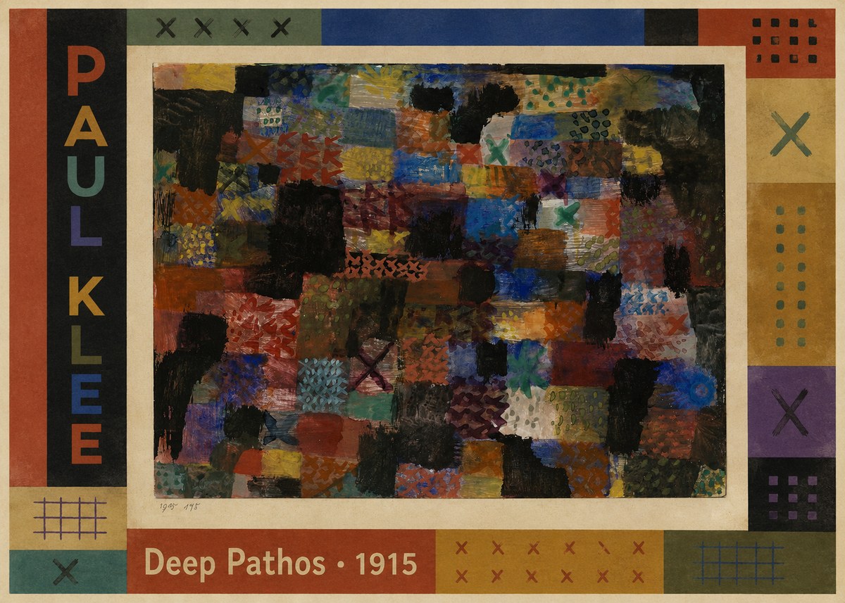 Paul Klee Deep Pathos No2 - Juliste